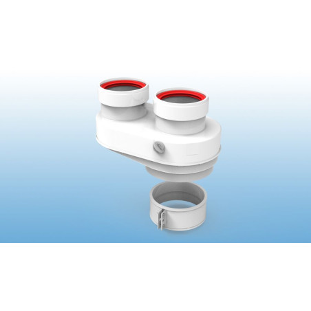 ADAPTADOR BIFLUJO beretta corbero vanwandist cobeta
Adaptador biflujo de Aluminio de Ø80/80