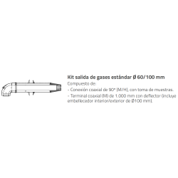 calentador cointra con kit salida de gases