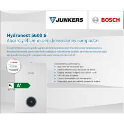 prestaciones JUNKERS HYDRONEXT 5600 S WTD 17-3 Butano