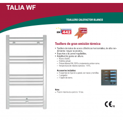 folleto Radiador toallero FERROLI TALIA WF 100