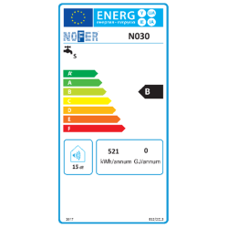 Clase energética  termo APARICI N030