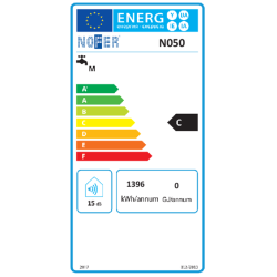 Clase energética termo APARICI N050