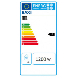 Etiqueta energética termo BAXI serie 5 30 litros