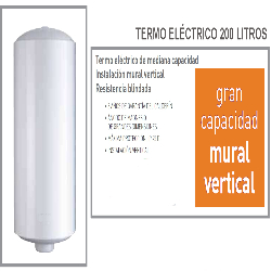 Termo eléctrico PRO B 200 litros Vertical