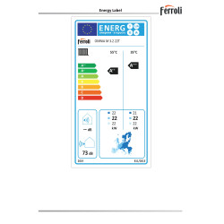Etiqueta energética Ferroli OMNIA M 3.2 22T alta eficiencia bajo consumo