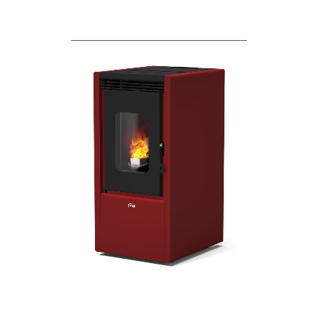 ESTUFA PELLETS ESTANCA FERROLI ELDA  Burdeos 7kw