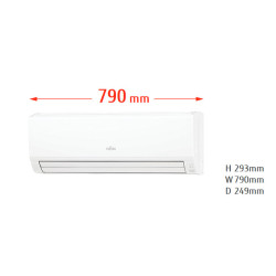 Medidas Aire Acondicionado FUJITSU ASY 71 KL
