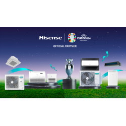 Aire Acondicionado HISENSE STYLE CF25YR04 Como partner oficial de la UEFA EURO 2024