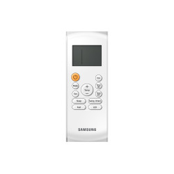 Mando a distancia Aire Acondicionado SAMSUNG F-AR18ART perfil izquierdo