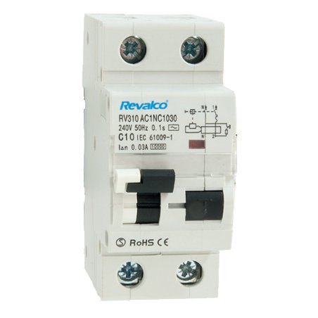 Diferencial y Magnetotérmico Industrial 2P 25A 30mA REVALCO AC