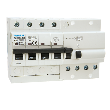 Diferencial y Magnetotérmico 4P 20A 30mA REVALCO RV311 AC