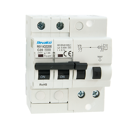 Diferencial y Magnetotérmico 2P 40A 30mA REVALCO RV311 AC