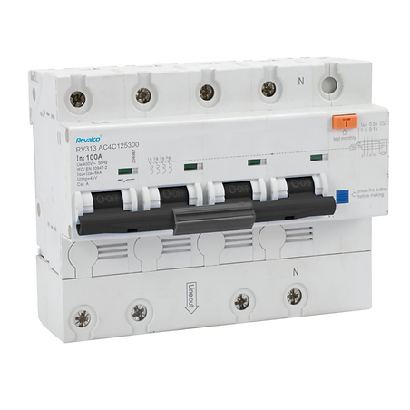 Diferencial y Magnetotérmico 4P 80A 300mA REVALCO RV313 AC