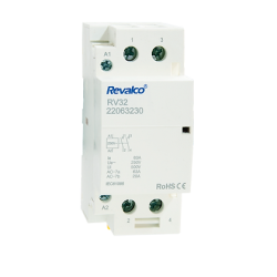 Contactor Modular 2P 1NO+1NC 63A REVALCO RV32 230V