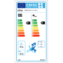 Etiqueta energética Bomba de Calor Aerotermia FERROLI OMNIA SW-T 3.2 4