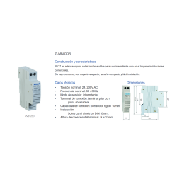 Ficha técnica Zumbador REVALCO RV37 230VAC