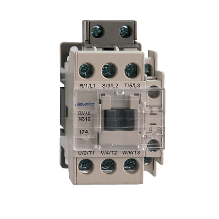 Contactor 3P 3NO 22A REVALCO RV40 230VAC