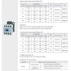 Contactor 2NO+2NC 22A REVALCO RV40 230VAC