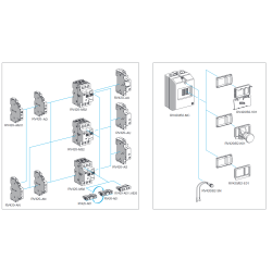 Conexiones Contacto Auxiliar Frontal REVALCO RV420AE20