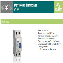 Interruptor Diferencial 2P 30mA 40A