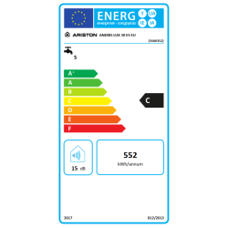 Clase energética Termo ARISTON ANDRIS LUX 30 OR EU