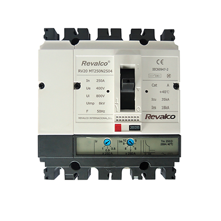 Interruptor en Caja Moldeada 4P 160A REVALCO RV20MT160N1604
