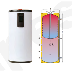 Acumulador ACS LAPESA GEISER INOX GX6PAC300