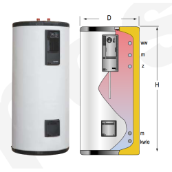 Acumulador ACS LAPESA GEISER INOX GX200R