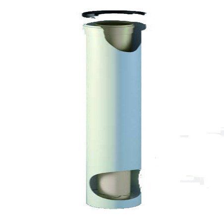 Tramo 1m. salida gases coaxial Ø 60/100 M-H condensación