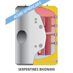 Acumulador ACS 2 Serpentes Desmontables LAPESA MASTER VITRO MVV2000S2B