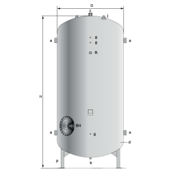 Depósito de Inercia LAPESA CAPACIDAD INDUSTRIAL MV7000IB