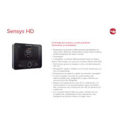 Especificaciones y características Ambientación cocina pared del Termostato WiFi ARISTON SENSYS HD Negro