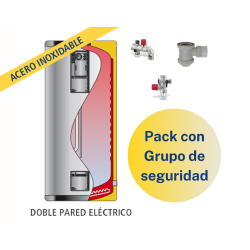 Pack Acumulador ACS LAPESA GEISER INOX GX6DEC260 + Grupo de seguridad