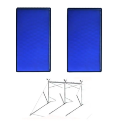 Pack 2 Placas solares térmicas Verticales FERCO FC 2.2M con Soportes SB1