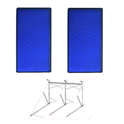 Pack 2 Placas Solares Térmicas Verticales FERCO FC 2.5M con Soportes