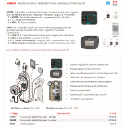 Controlador compacto de temperatura variable frio y calor