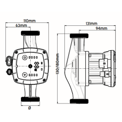 Medidas Bomba RS15/7EAY Hybrid