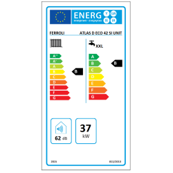 Etiqueta energética Caldera de Gasoil FERROLI ATLAS D ECO 42 SI UNIT