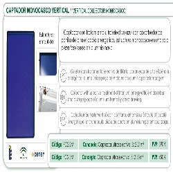 prestaciones placa solar térmica Vertical FERCO FC 2.2M