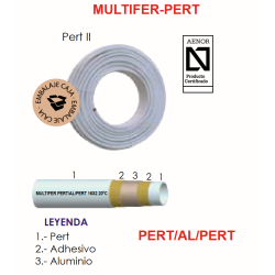 Ficha Tubería Multicapa FERCO MULTIFER PERT/AL/PERT 32 x 3 mm