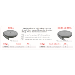 Ficha técnica Banda Adhesiva Perimetral Para Suelo Radiante FERCO BANDAD