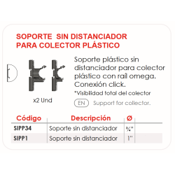 Soporte para Colector Plástico FERCO SIPP34