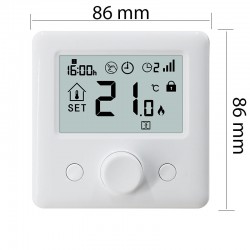 medidas cronotermostato frio y calor ferco gn2T