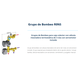 Grupo De Bombeo FAPM15/8 Hybrid FERCO 3 vías DN20 R0NS-F8