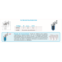 Ficha técnica Filtro de Polifosfatos FERCO FDPF20