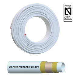 Tubería Multicapa MULTIFER PEX/AL/PEX  16 x 2 (Rollo 100 mtrs.)