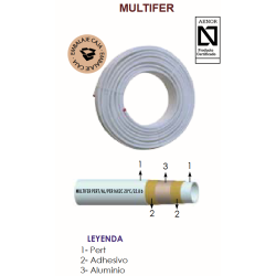 tubería Multicapa MULTIFER PERT/AL/PERT