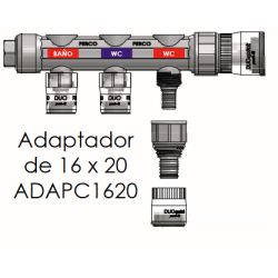 Adaptador
de 16 x 20
ADAPC1620