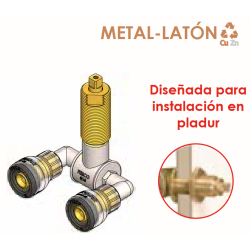 Diseñada para
instalación en
pladur