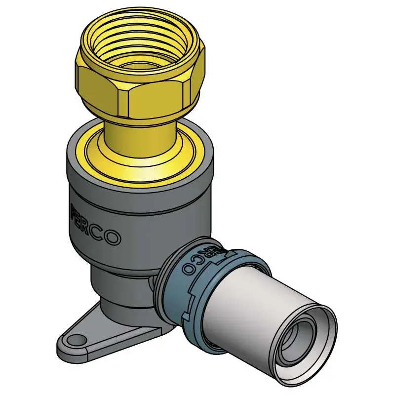 Codo Base Móvil Press Fitting FERCO 16 - ¾"